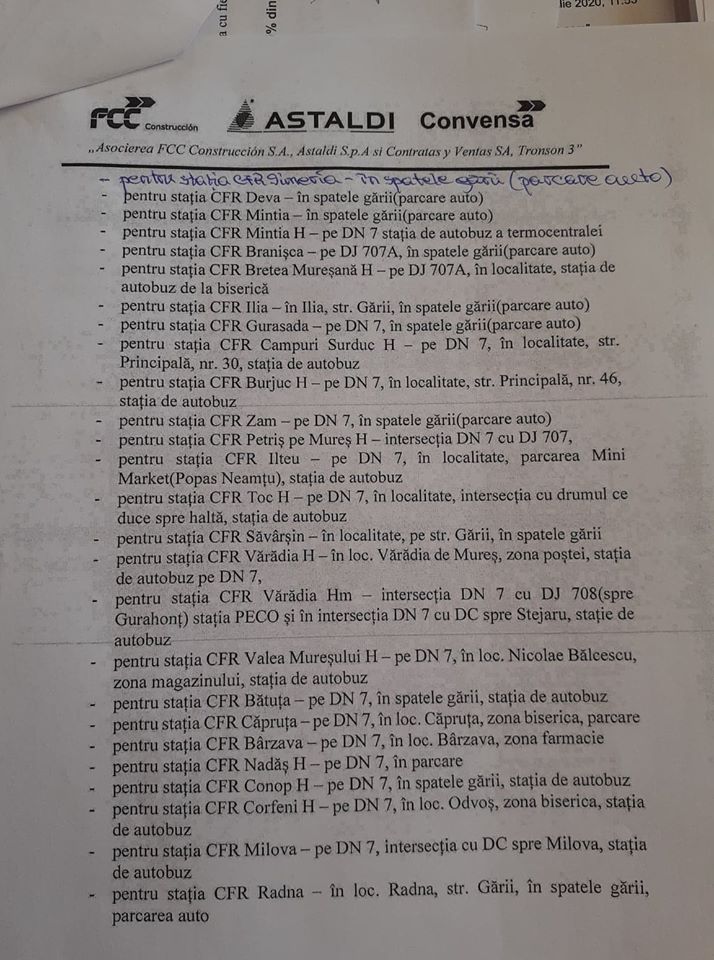 Circulaţia trenurilor între Simeria şi Radna, suspendată temporar, din cauza lucrărilor la calea ferată de mare viteză