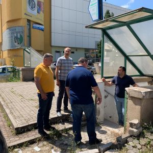 , Toaleta publică din zona Ulpia, din centrul Devei, în reparații capitale