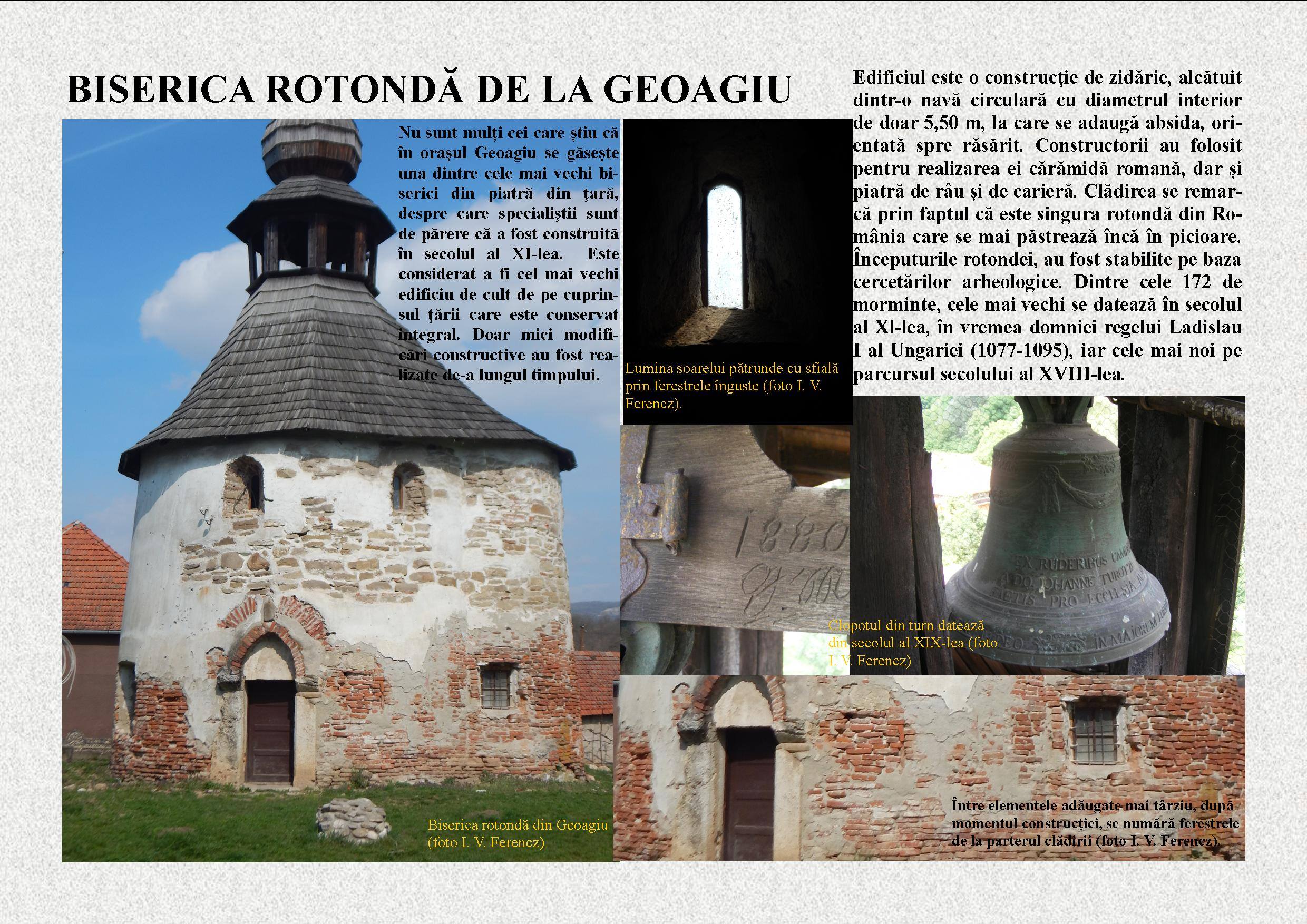 Un monument pe săptămână: Biserica Rotondă de la Geoagiu