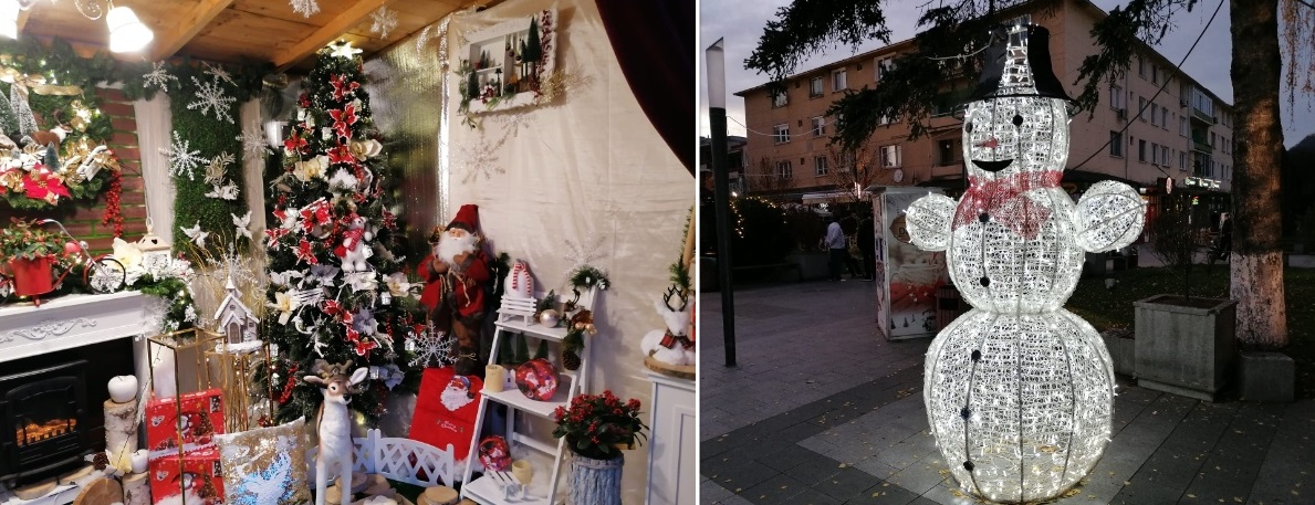 FOTO| Deva se îmbracă în hainele de sărbători. Căsuța lui Moș Crăciun și târgul de iarnă, în pregătire în centrul orașului