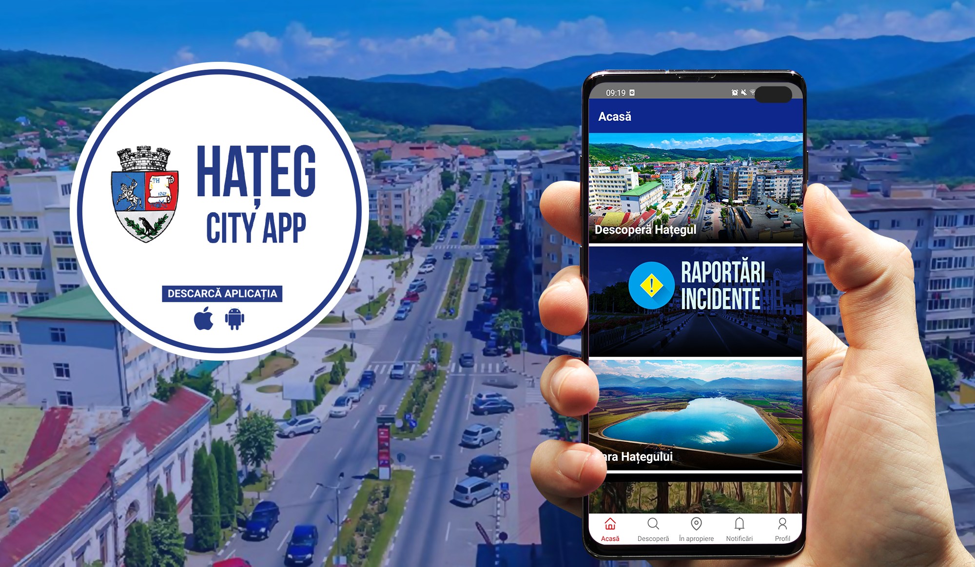 “Hațeg City App” – aplicație pentru localnici și turiști, lansată