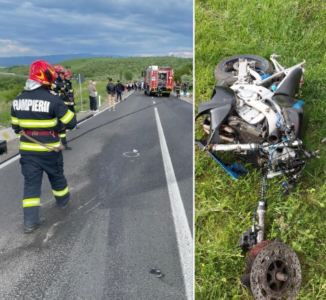 Un tânăr motociclist și-a pierdut viața, în urma unui tragic accident produs pe DJ 687