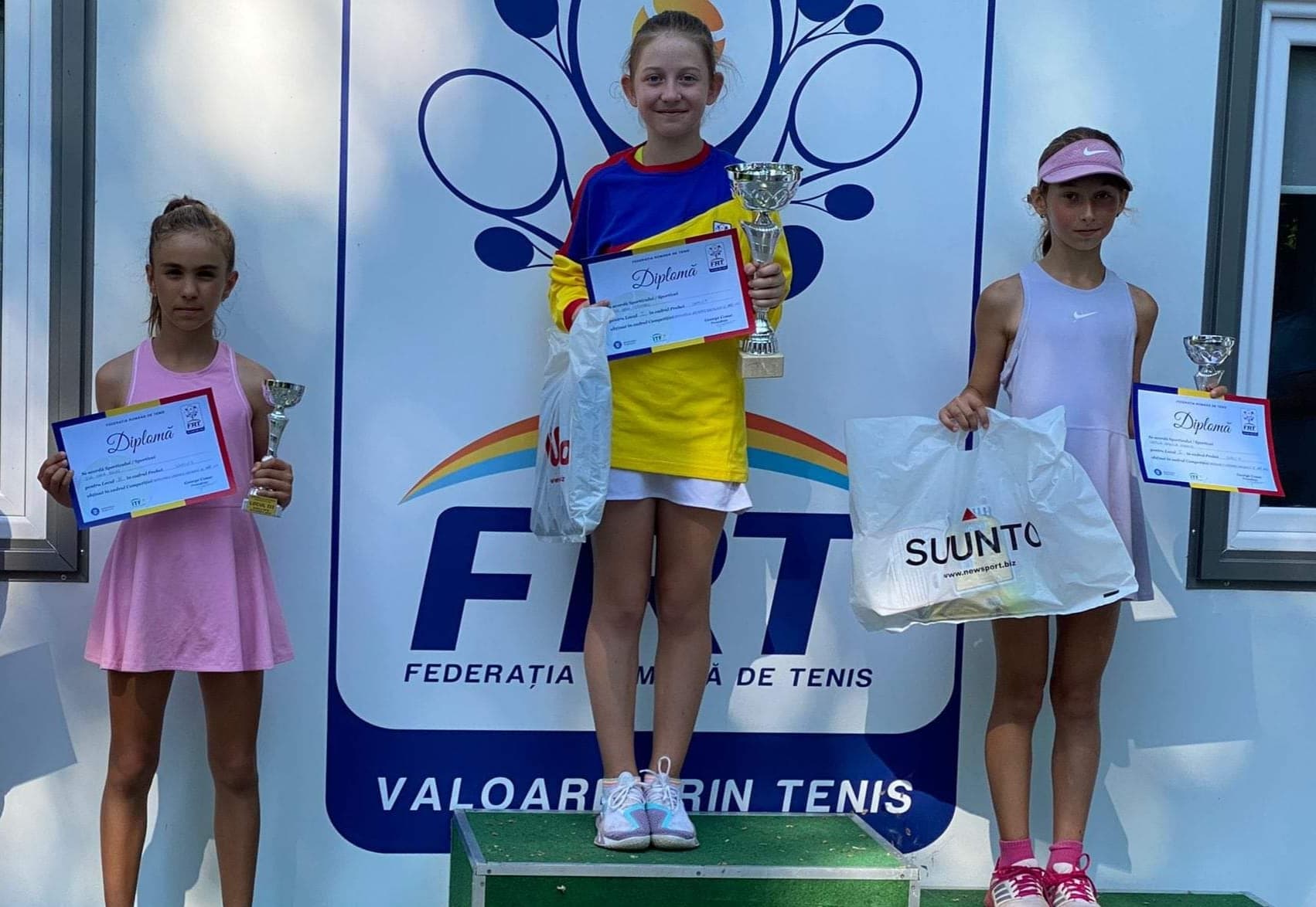 Hunedoreanca Sofia Tutunaru, câștigătoare a Campionatelor Naționale de vară U10 la tenis de câmp