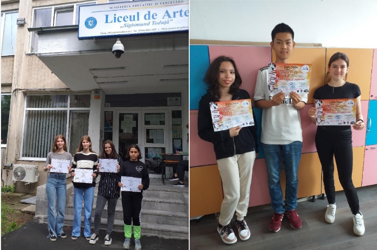 Elevi de la Liceul de Arte “Sigismund Toduță” din Deva, premiați la concursuri naționale