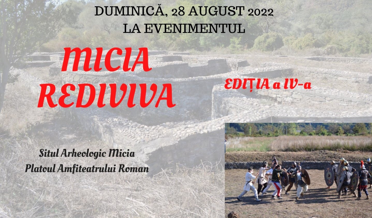 MCDR: Festivalul de reconstituire istorică și educație pentru patrimoniu „Micia Rediviva” are loc duminică