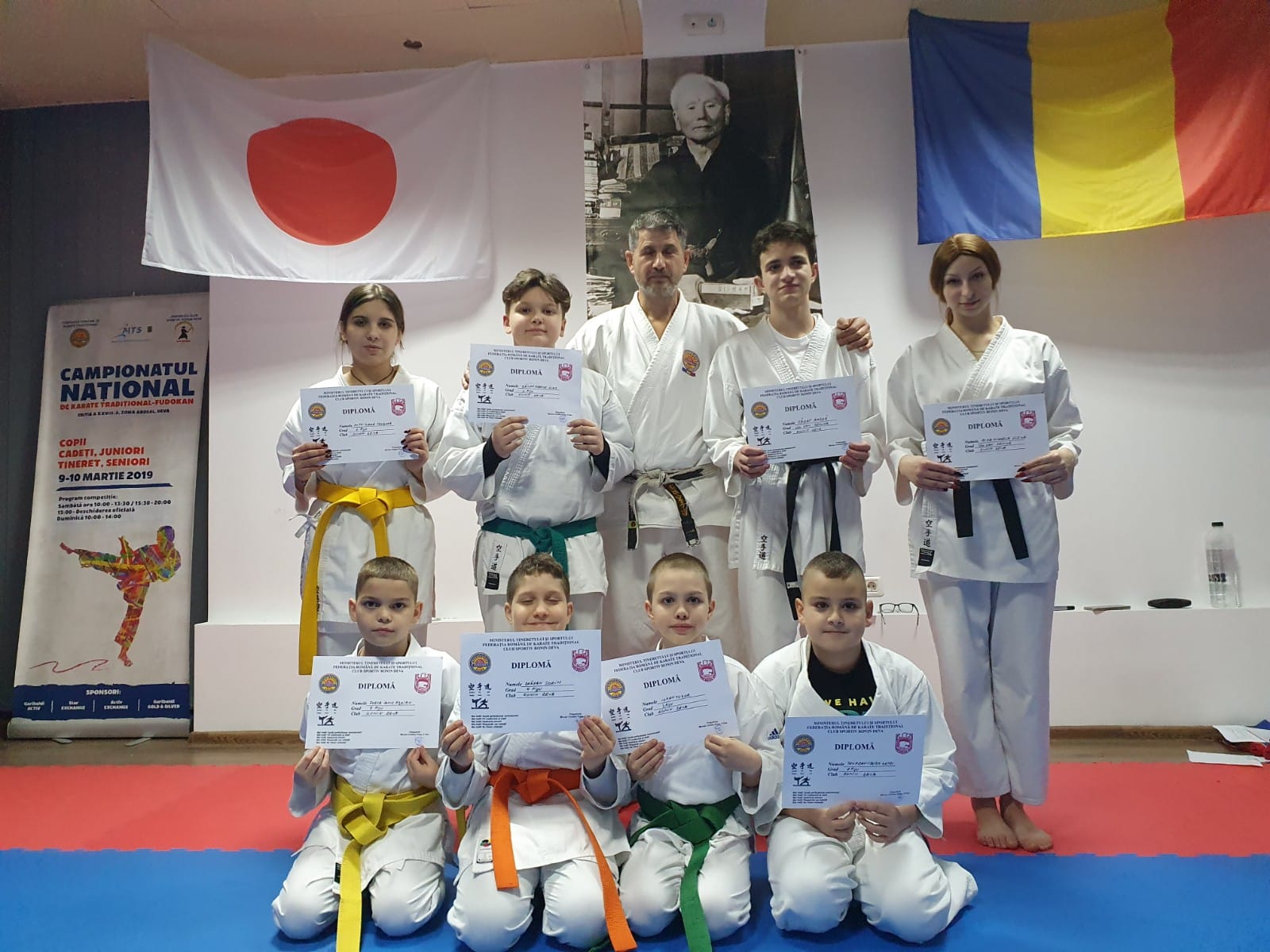 Karate: Tinerii sportivi legitimați la ACS Ronin Deva au promovat examenul de grad