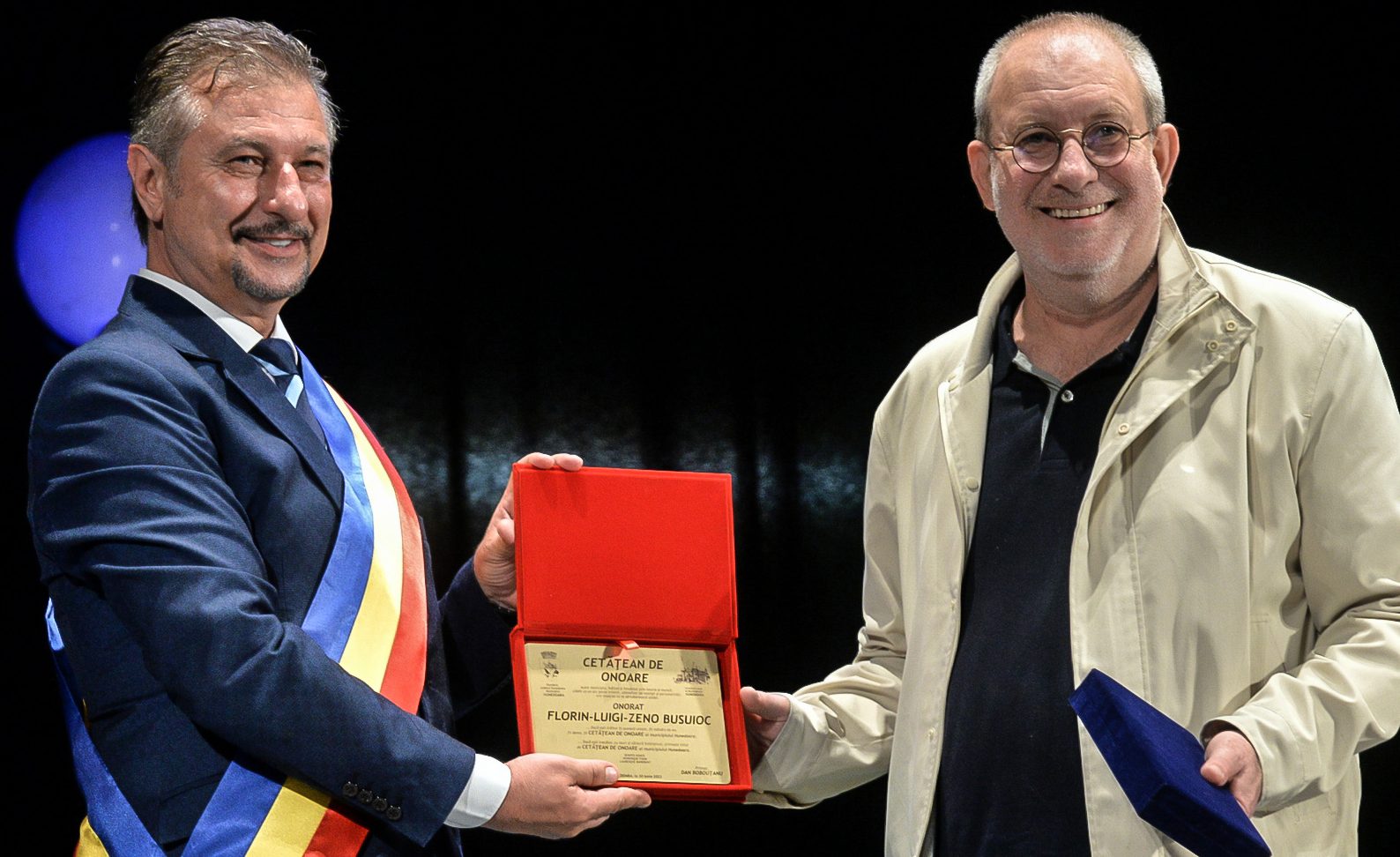 Florin Busuioc a devenit “Cetățean de Onoare al municipiului Hunedoara”