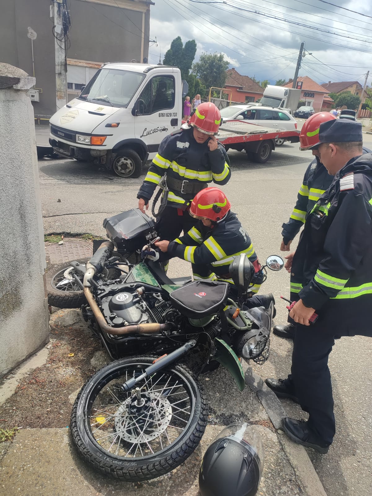 Motociclist rănit în urma unui accident rutier produs la Hațeg
