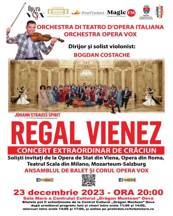 ,,Regal Vienez” – Concert extraordinar de Crăciun, la Deva